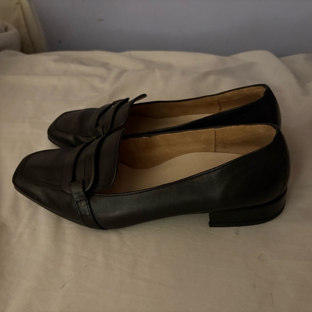 Paul Green Rimona Loafers Black Leather flats size womens US 9 - Picture 9 of 10